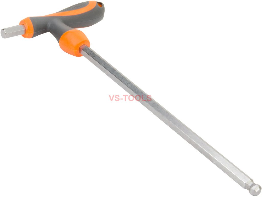 8mm T Handle Hexagon Torque 6Point Hex Key CRV TPR Screwdriver